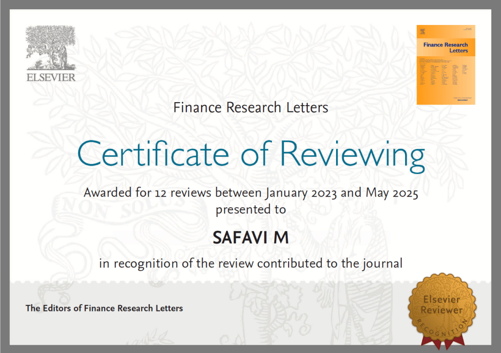 Grateful to Contribute to the Academic&nbsp;Community